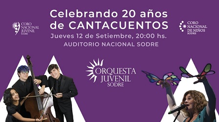 Portada de ORQUESTA JUVENIL DEL SODRE &#8211; 20 años de Cantacuentos