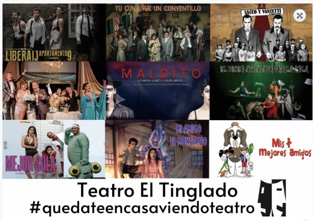 Institución Teatral El Tinglado: CICLO DE TEATRO EN LÍNEA