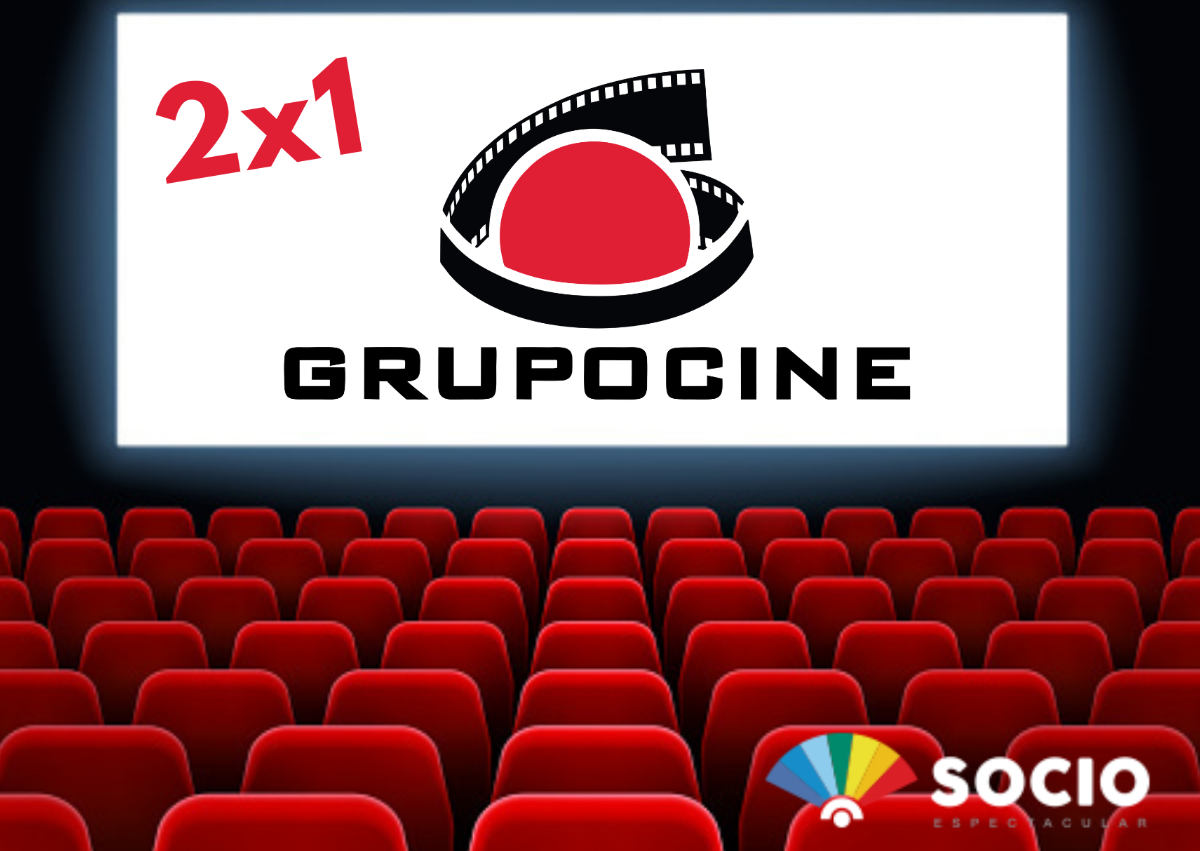 Grupocine: Socio Espectacular 2&#215;1!