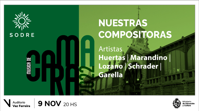 Portada de Temporada de música de cámara. Nuestras compositoras