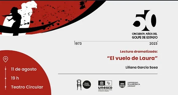El vuelo de Laura &#8211; Lectura dramatizada con la actriz Liliana García Sosa sobre los hechos del Plan Cóndor.