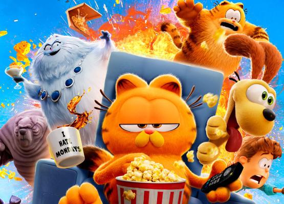 Portada de Garfield fuera de casa